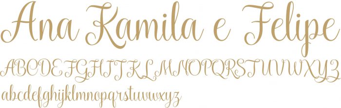Letras para convites rústicos 4