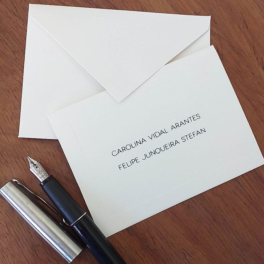 Home 23 Cartões de agradecimento