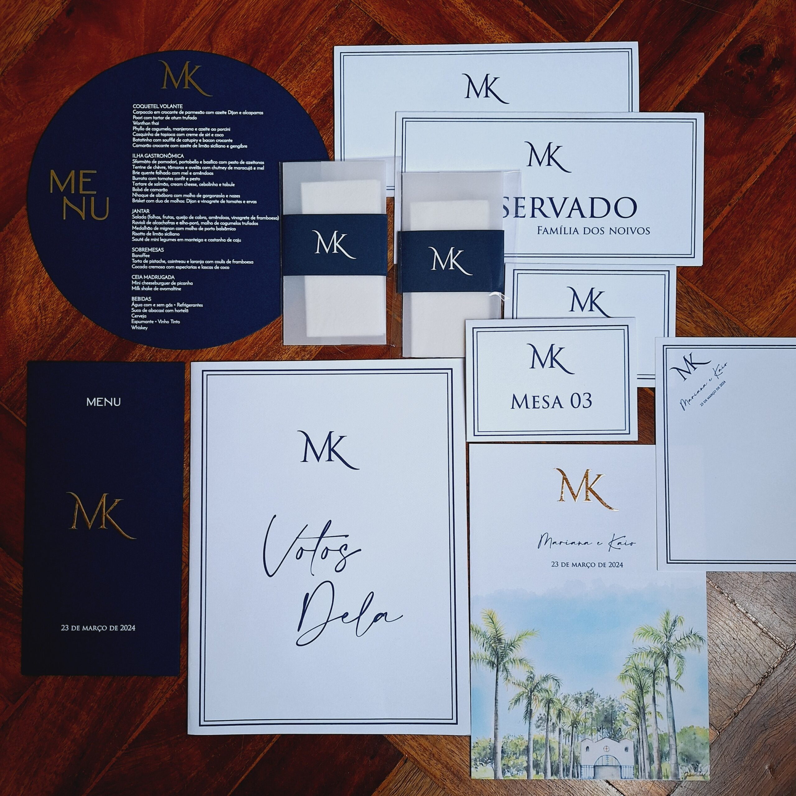 Home 13 Convites de casamento | Caixas para padrinhos | Identidade Visual | Papelaria para casamento