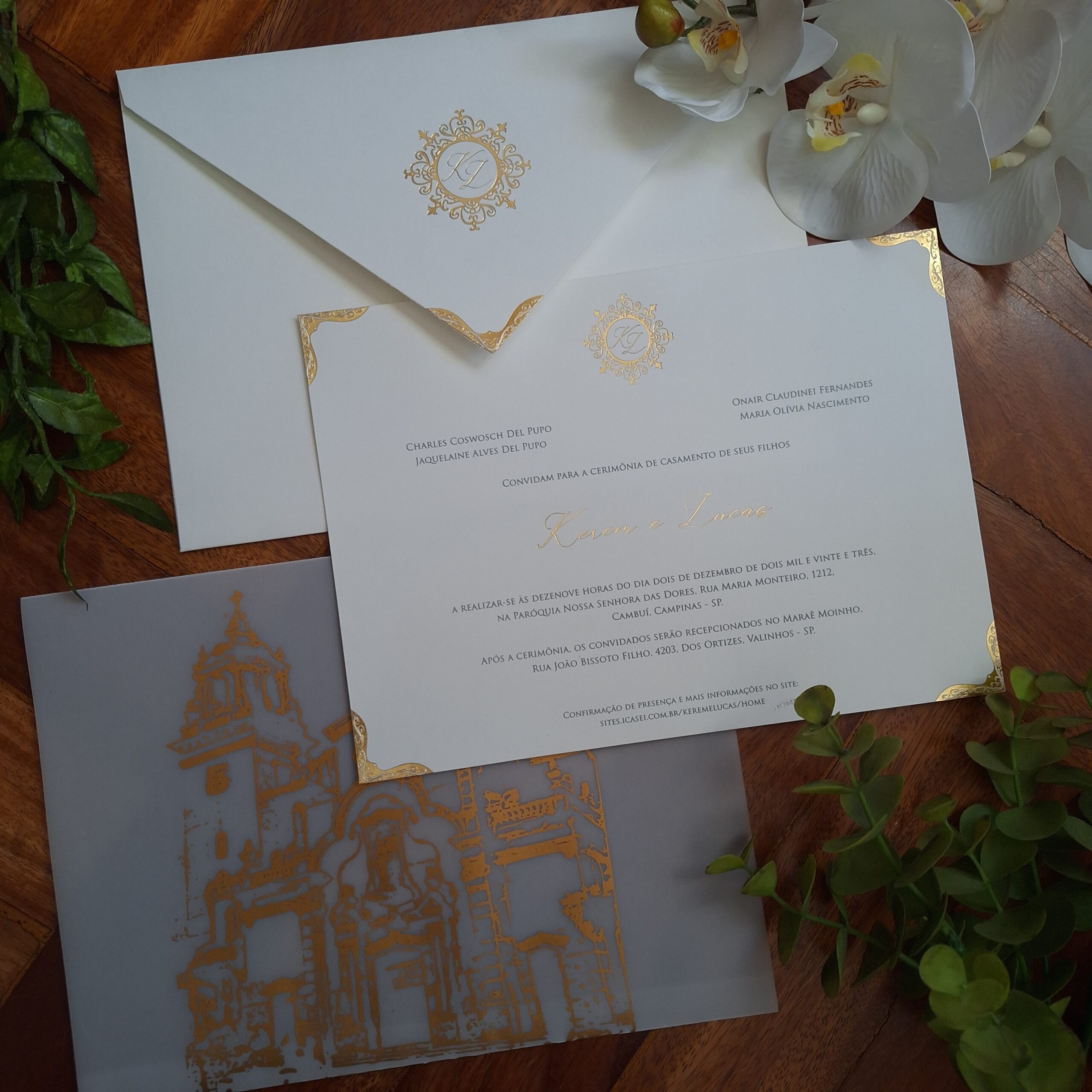 Home 9 convite de casamento com ponteira